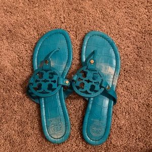 Tory Burch Miller sandals SZ 9 Blue